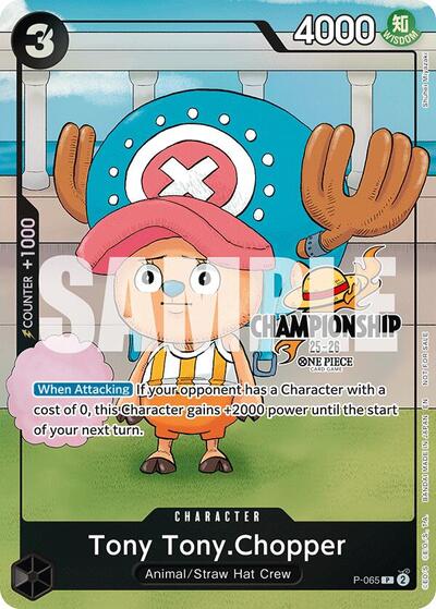 Tony Tony.Chopper (CS 25-26 Event Pack Finalist Ver.) #P-065 One Piece Promotion Cards