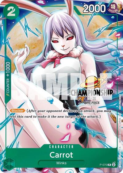 Carrot (CS 25-26 Event Pack Finalist Ver.) #P-070 One Piece Promotion Cards