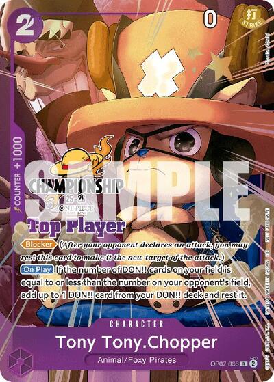 Tony Tony.Chopper (CS 25-26 Top Player Pack) #OP07-066 One Piece Promotion Cards