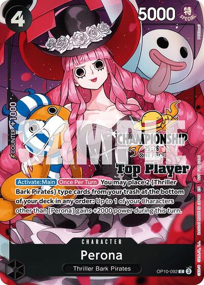 Perona (CS 25-26 Top Player Pack) #OP10-092 One Piece Promotion Cards