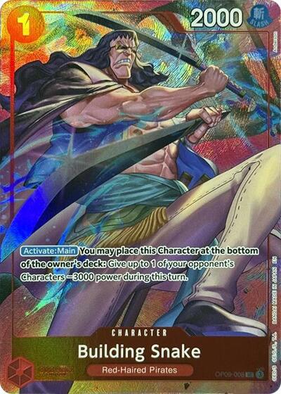 Building Snake (Premium Card Collection -Best Selection Vol. 4-) #OP09-008 One Piece Promotion Cards