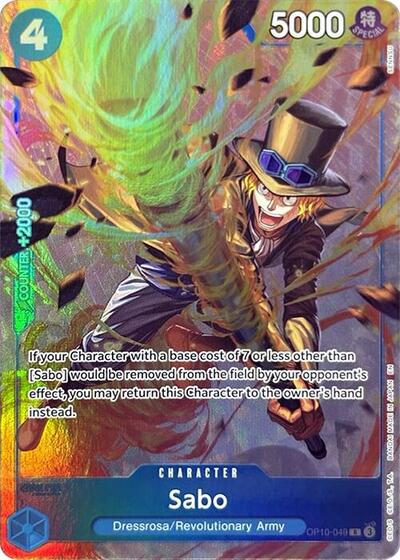 Sabo (Premium Card Collection -Best Selection Vol. 4-) #OP10-049 One Piece Promotion Cards