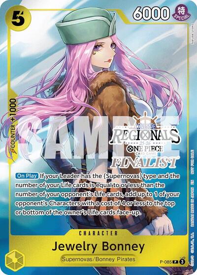 Jewelry Bonney (Online Regional Finalist Card Set 2025 Vol.2) #P-085 One Piece Promotion Cards