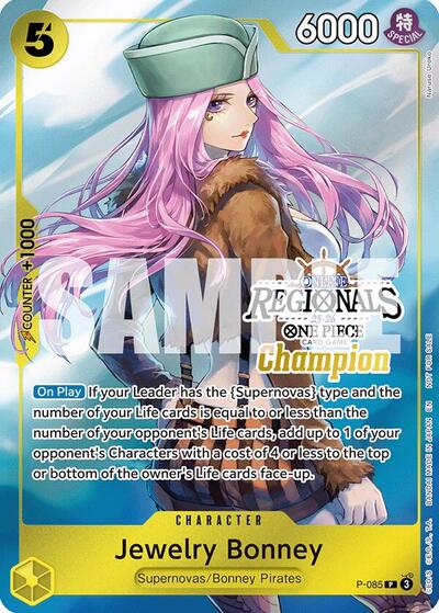 Jewelry Bonney (Online Regional Champion Card Set 2025 Vol.2) #P-085 One Piece Promotion Cards