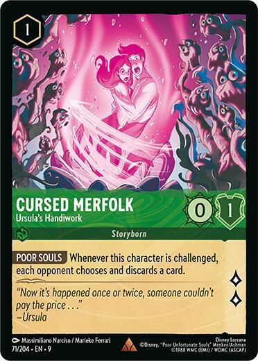 Cursed Merfolk - Ursula's Handiwork #71 Fabled