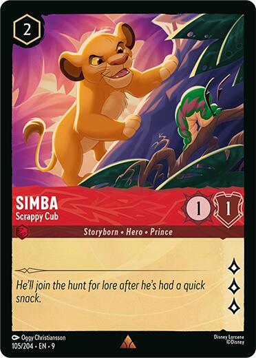 Simba - Scrappy Cub #105 Fabled