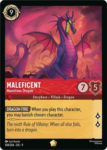 Maleficent - Monstrous Dragon #108 Fabled