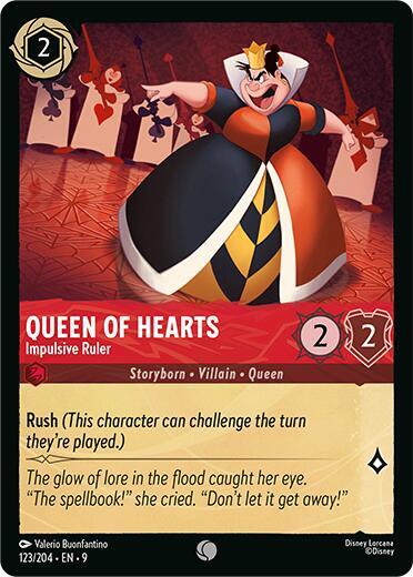 Queen of Hearts - Impulsive Ruler #123 Fabled