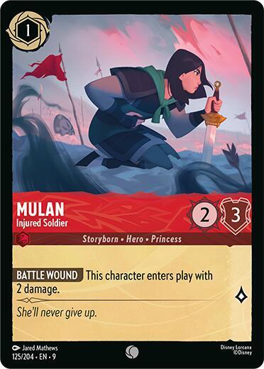 Mulan - Injured Soldier #125 Fabled