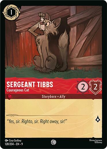 Sergeant Tibbs - Courageous Cat #128 Fabled