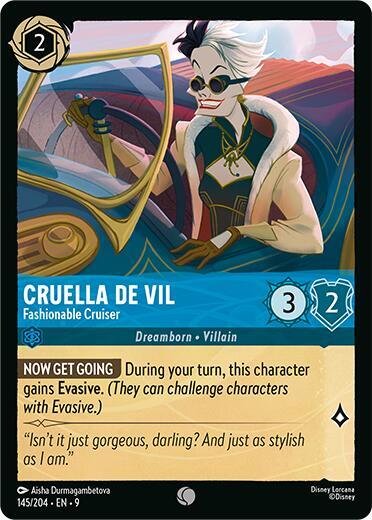 Cruella De Vil - Fashionable Cruiser #145 Fabled