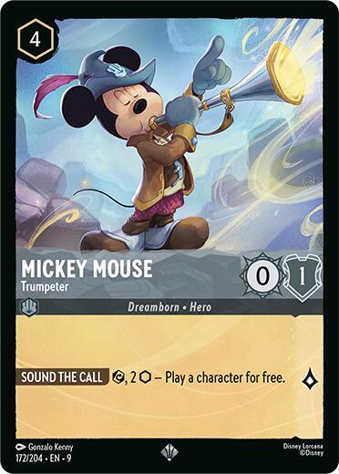 Mickey Mouse - Trumpeter #172 Fabled
