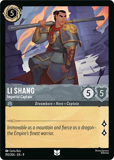 Li Shang - Imperial Captain #193 Fabled