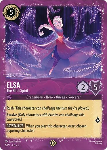 Elsa - The Fifth Spirit (Gift Box Promo) #6 Disney Lorcana Promo Cards