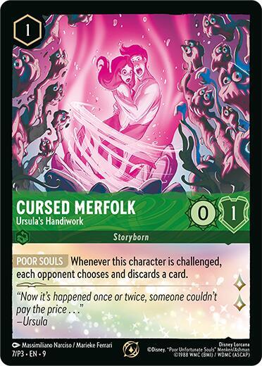 Cursed Merfolk - Ursula's Handiwork #7 Disney Lorcana Promo Cards