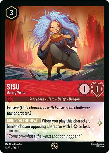 Sisu - Daring Visitor #9 Disney Lorcana Promo Cards