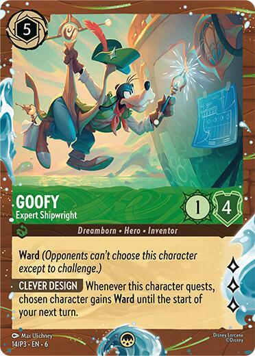 Goofy - Expert Shipwright (Disney Cruise Promo) #14 Disney Lorcana Promo Cards