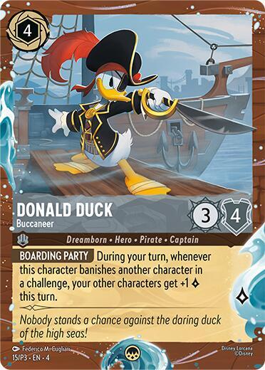 Donald Duck - Buccaneer (Disney Cruise Promo) #15 Disney Lorcana Promo Cards