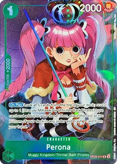 Perona (Illustration Box Vol.4) #OP09-034 One Piece Promotion Cards