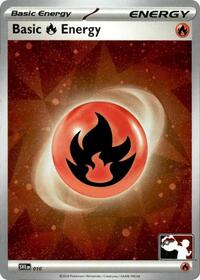 Basic Fire Energy - 010 #10 Prize Pack Series Cards