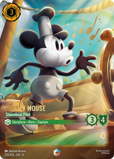 Mickey Mouse - Steamboat Pilot (Enchanted) #231 Fabled