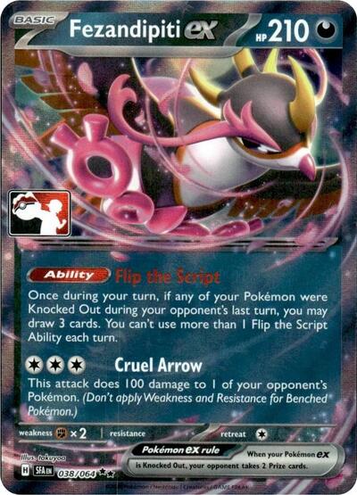 Fezandipiti ex #38 Prize Pack Series Cards