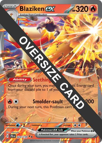 Blaziken ex #24 Jumbo Cards