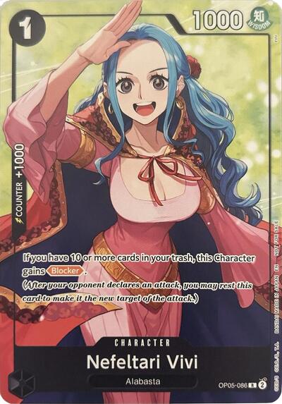 Nefeltari Vivi (Welcome Pack Vol. 2) #OP05-086 One Piece Promotion Cards