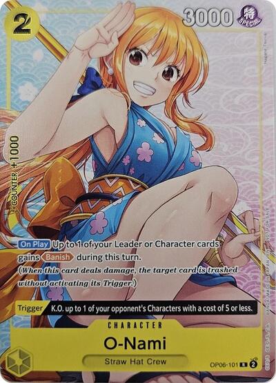 O-Nami (Welcome Pack Vol. 2) #OP06-101 One Piece Promotion Cards