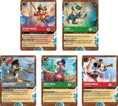 Disney Cruise Promos (Set of 5) #promo Disney Lorcana Promo Cards