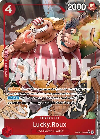Lucky.Roux (Alternate Art) #PRB02-003 Premium Booster -The Best- Vol. 2