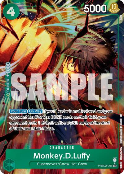 Monkey.D.Luffy - PRB02-005 (Alternate Art) #PRB02-005 Premium Booster -The Best- Vol. 2