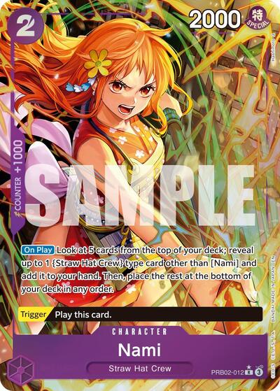 Nami (Alternate Art) #PRB02-012 Premium Booster -The Best- Vol. 2