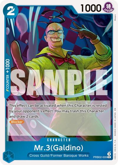 Mr.3(Galdino) #PRB02-009 Premium Booster -The Best- Vol. 2