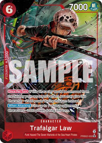 Trafalgar Law - PRB02-002 (Alternate Art) #PRB02-002 Premium Booster -The Best- Vol. 2