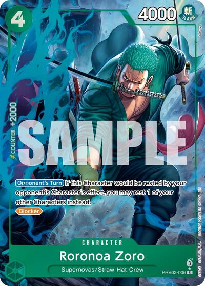 Roronoa Zoro - PRB02-006 (Alternate Art) #PRB02-006 Premium Booster -The Best- Vol. 2