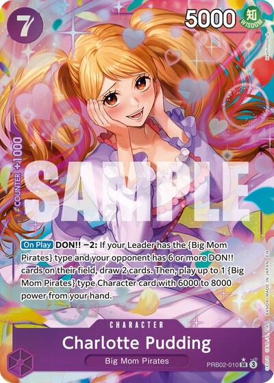 Charlotte Pudding - PRB02-010 (Alternate Art) #PRB02-010 Premium Booster -The Best- Vol. 2