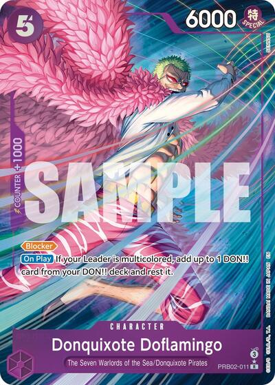 Donquixote Doflamingo (Alternate Art) #PRB02-011 Premium Booster -The Best- Vol. 2