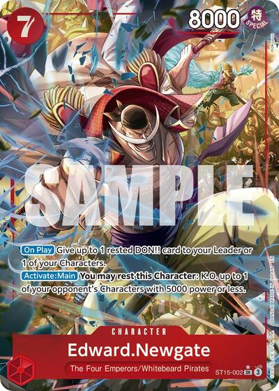 Edward.Newgate - ST15-002 (Alternate Art) #ST15-002 Premium Booster -The Best- Vol. 2