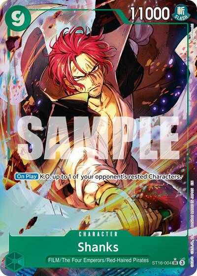 Shanks - ST16-004 (Alternate Art) #ST16-004 Premium Booster -The Best- Vol. 2