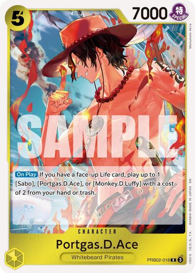Portgas.D.Ace #PRB02-018 Premium Booster -The Best- Vol. 2