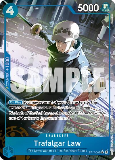 Trafalgar Law - ST17-002 (Alternate Art) #ST17-002 Premium Booster -The Best- Vol. 2