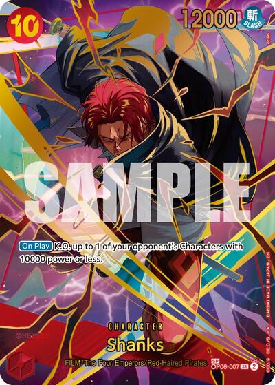 Shanks (SP) #OP06-007 Premium Booster -The Best- Vol. 2