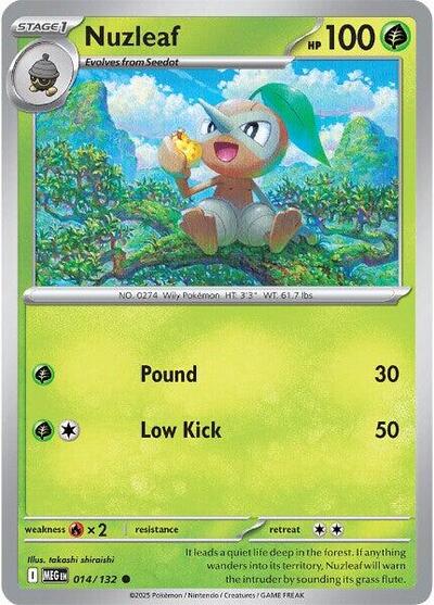 Nuzleaf #14 Mega Evolution