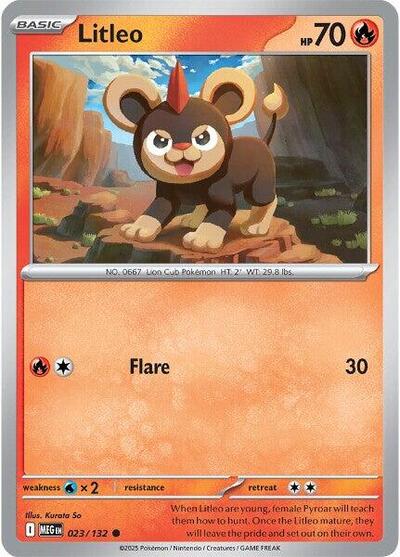 Litleo #23 Mega Evolution