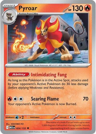 Pyroar #24 Mega Evolution
