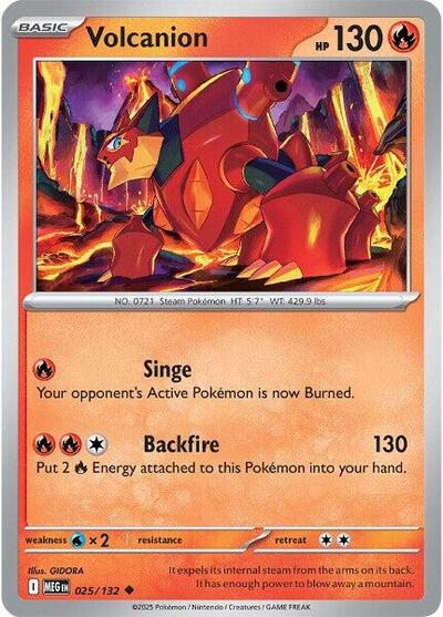 Volcanion #25 Mega Evolution