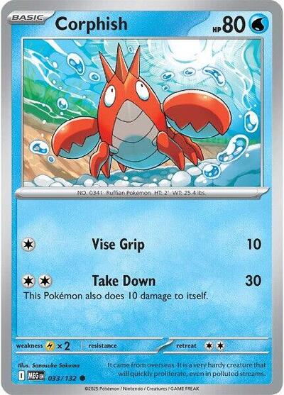 Corphish #33 Mega Evolution