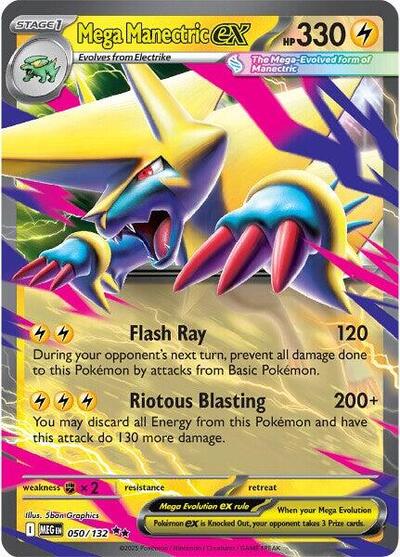 Mega Manectric ex #50 Mega Evolution