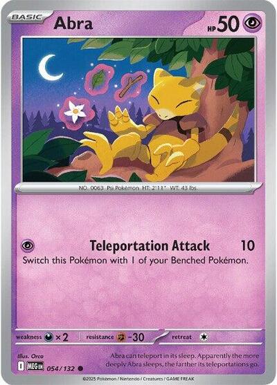 Abra #54 Mega Evolution